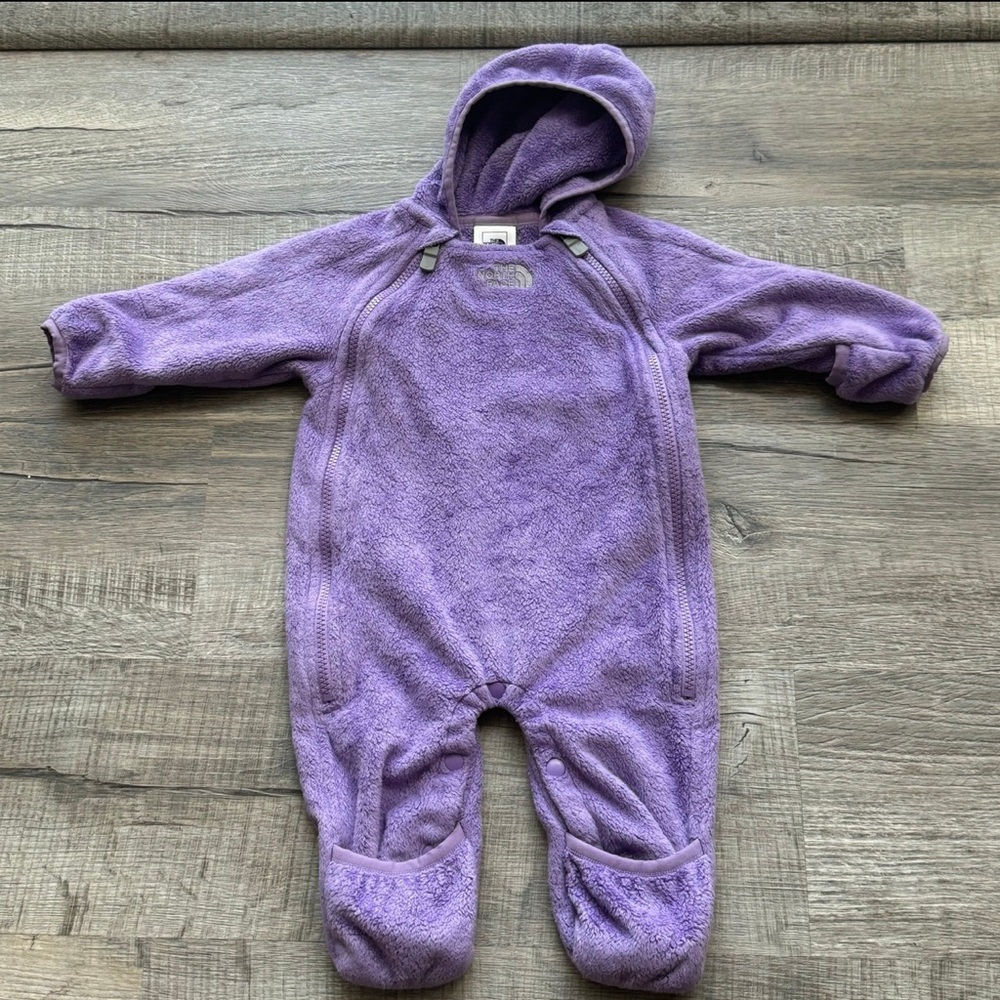 The North Face Purple Baby One Piece 3-6 Months
